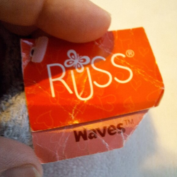 5" Russ Luv Pets Seal Waves Plush 5" Gray Sea Mini Beanbag Stuffed Animal w‎ Tag - Picture 4 of 8